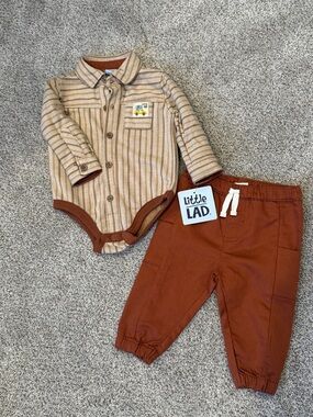 Little Lad Baby Boy 2 Piece Set 3/6 Months